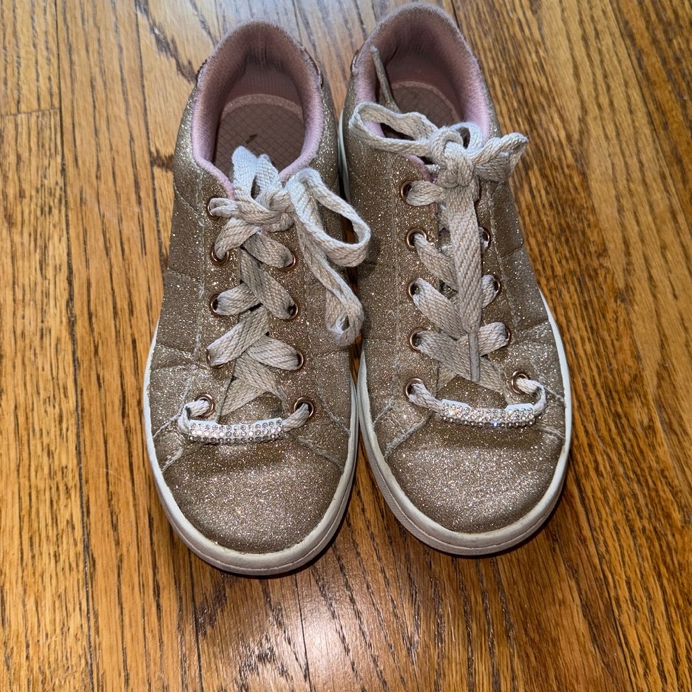 Girls glitter Skechers size 12